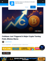 Coinbase Just Triggered A Major Crypto Turning Point: Bitwise