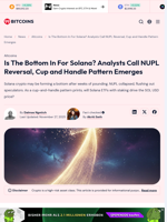 Is The Bottom in For Solana Crypto? Analysts Call NUPL Reversal