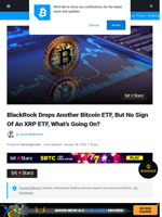 BlackRock Drops Another Bitcoin ETF, But No Sign Of An XRP ETF, What’s Going On? | Bitcoinist.com