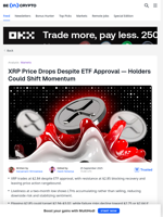 XRP ETF Approved, But Price Hurts—Will Big Players Act?