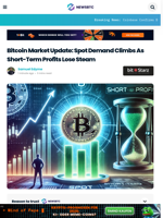 Bitcoin Market Update: Spot Demand Climbs As Short-Term Profits Lose Steam