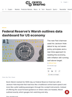 Federal Reserve's Warsh outlines data dashboard for US economy