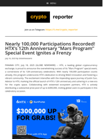 Nearly 100,000 Participations Recorded! HTX's 12th Anniversary “Mars Program” Special Event Ignites a Frenzy
