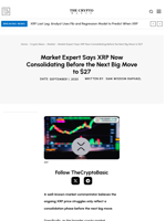 Market Expert Says XRP Now Consolidating Before the Next Big Move to $27