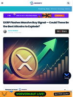 Best Altcoins to Buy as XRP Flashes Massive Buy Signal, Analyst Says