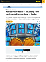 Market Crash Caused by Perfect Storm of Short-Term Factors: Analysts