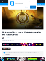 79.89% Crash In 24 Hours: What’s Going On With The Shiba Inu Burn? | Bitcoinist.com