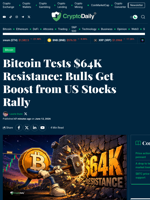 Bitcoin Tests $64K Resistance: Bulls Get Boost from US Stocks Rally - Crypto Daily