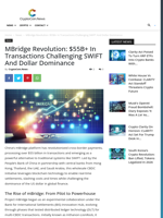 mBridge Revolution: $55B+ in Transactions Challenging SWIFT and Dollar Dominance - CryptoCoin.News