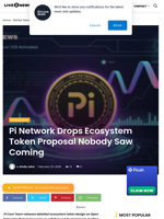 Pi Network Drops Ecosystem Token Proposal Nobody Saw Coming | Live Bitcoin News