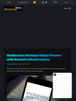 Stablecoins Reshape Global Finance with Onchain Infrastructure - Blockchain.News