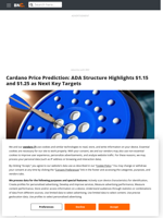 Cardano Price Prediction: ADA Structure Highlights $1.15 and $1.25 as Next Key Targets - Brave New Coin