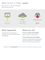 bravenewcoin.com | 521: Web server is down