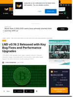 LND V0.19.2 Released With Key Bug Fixes And Performance Upgrades