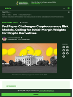 Federal Reserve Challenges Crypto Derivatives Risk Models