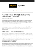Team PL Token (TMPL) Debuts on the zondacrypto Exchange