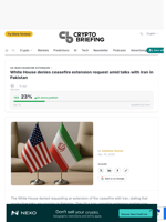 White House denies ceasefire extension request amid talks with Iran in Pakistan