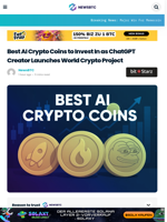 Best AI Crypto Coins to Invest In as ChatGPT Creator Launches World Crypto Project