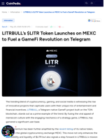 LITRBULL's $LITR Token Launches on MEXC to Fuel a GameFi Revolution on Telegram 