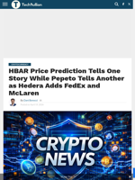 HBAR Price Prediction Tells One Story While Pepeto Tells Another as Hedera Adds FedEx and McLaren - TechBullion
