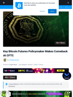 Key Bitcoin Futures Policymaker Makes Comeback At
CFTC