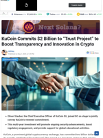 KuCoin Commits $2 Billion to “Trust Project” to Boost Transparency and Innovation in Crypto - TheNewsCrypto