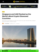 Singapore and UAE Ranked as the World’s Most Crypto Countries