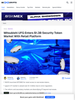 MUFG Enters $1.3 Billion Japan Security Token Market