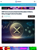 XRP Forms Inverse Head And Shoulders Pattern, Why A Surge To $3.3 Is Possible