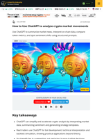 ChatGPT for Crypto: How to Analyze Market Moves Like a Pro