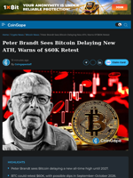 Peter Brandt Sees Bitcoin Delaying New ATH, Warns of $60K Retest