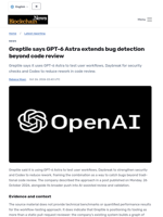 Greptile says GPT-6 Astra extends bug detection beyond code review - Blockchain.News