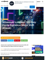 Altseason’s Hidden 120-Day Cycle Signals a Major Shift Ahead | Live Bitcoin News