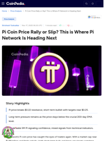 Pi Coin Price Rally or Slip? This is Where Pi Network Is Heading Next