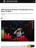 XRP Reclaims $2 Soon? This Backtest Turns Bears To Bulls - DailyCoin