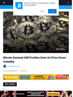 Bitcoin Demand Still Positive Even As Price Faces Volatility | Bitcoinist.com