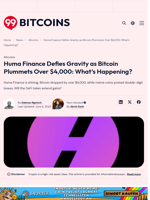 Huma Finance DeFi Ticks Higher, Outshining Bitcoin