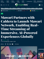 Mawari Partners with Caldera to Launch Mawari Network, Enabling Real-Time Streaming of Immersive, AI-Powered Experiences Globally - Crypto Daily