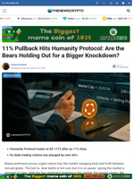11% Pullback Hits Humanity Protocol: Are the Bears Holding Out for a Bigger Knockdown?