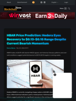 HBAR Price Prediction: Hedera Eyes Recovery to $0.13-$0.15 Range Despite Current Bearish Momentum - Blockchain.News