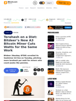 Terahash on a Diet: Bitdeer’s New A3 Bitcoin Miner Cuts Watts for the Same Work – Mining Bitcoin News