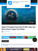 Ripple CTO Explains Real Value Of XRP Ledger And Why It Doesn’t Trigger Price Rallies | Bitcoinist.com