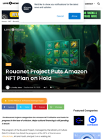 Rouanet Project Puts Amazon NFT Plan on Hold | Live Bitcoin News