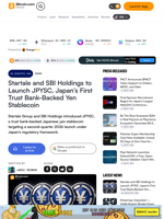 Startale and SBI Holdings to Launch JPYSC, Japan’s First Trust Bank-Backed Yen Stablecoin – Bitcoin News