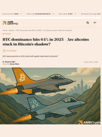 BTC dominance hits 64% in 2025 - Are altcoins stuck in Bitcoin’s shadow? - AMBCrypto