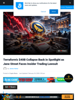 Terraform’s $40B Collapse Back in Spotlight as Jane Street Faces Insider Trading Lawsuit | Bitcoinist.com