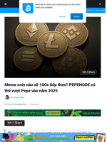 Meme Coin 100x Tiềm Năng – PEPENODE Có Thể Vượt Pepe 2025