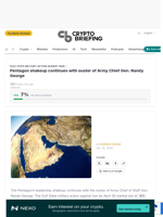 Pentagon shakeup continues with ouster of Army Chief Gen. Randy George