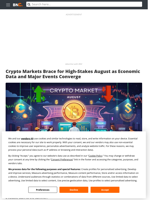 Crypto Markets Brace for High-Stakes August as Economic Data and Major Events Converge - Brave New Coin
