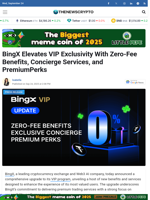 BingX Elevates VIP Exclusivity With Zero-Fee Benefits, Concierge Services, and PremiumPerks